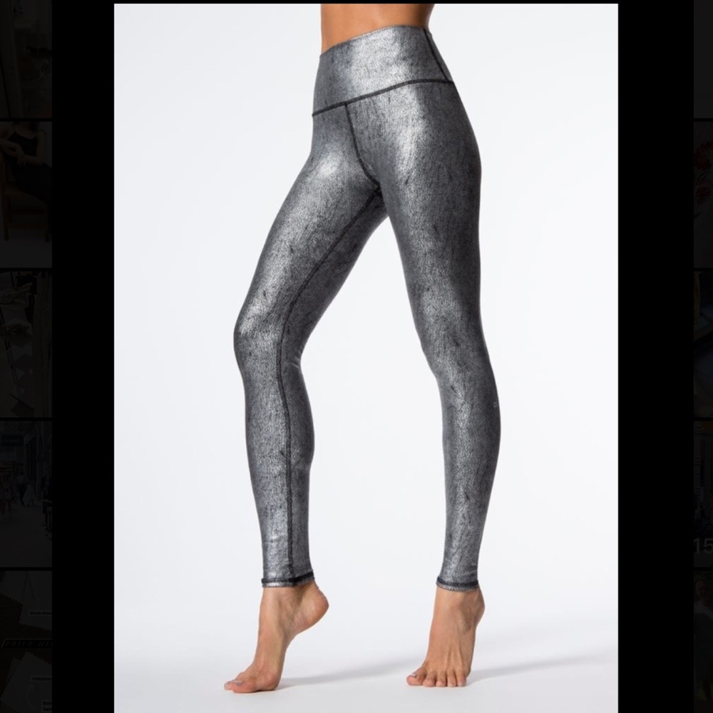 Alo Yoga - HIGH-WAIST AIRBRUSH legging - metallic